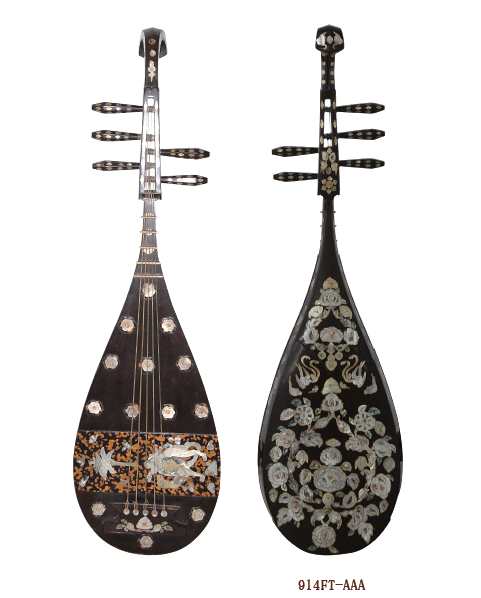 特级奥氏黄檀木老料收藏级仿唐琵琶